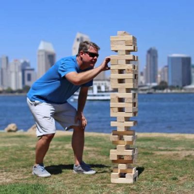 Giant Jenga: A Towering Test of Tension and Triumph!